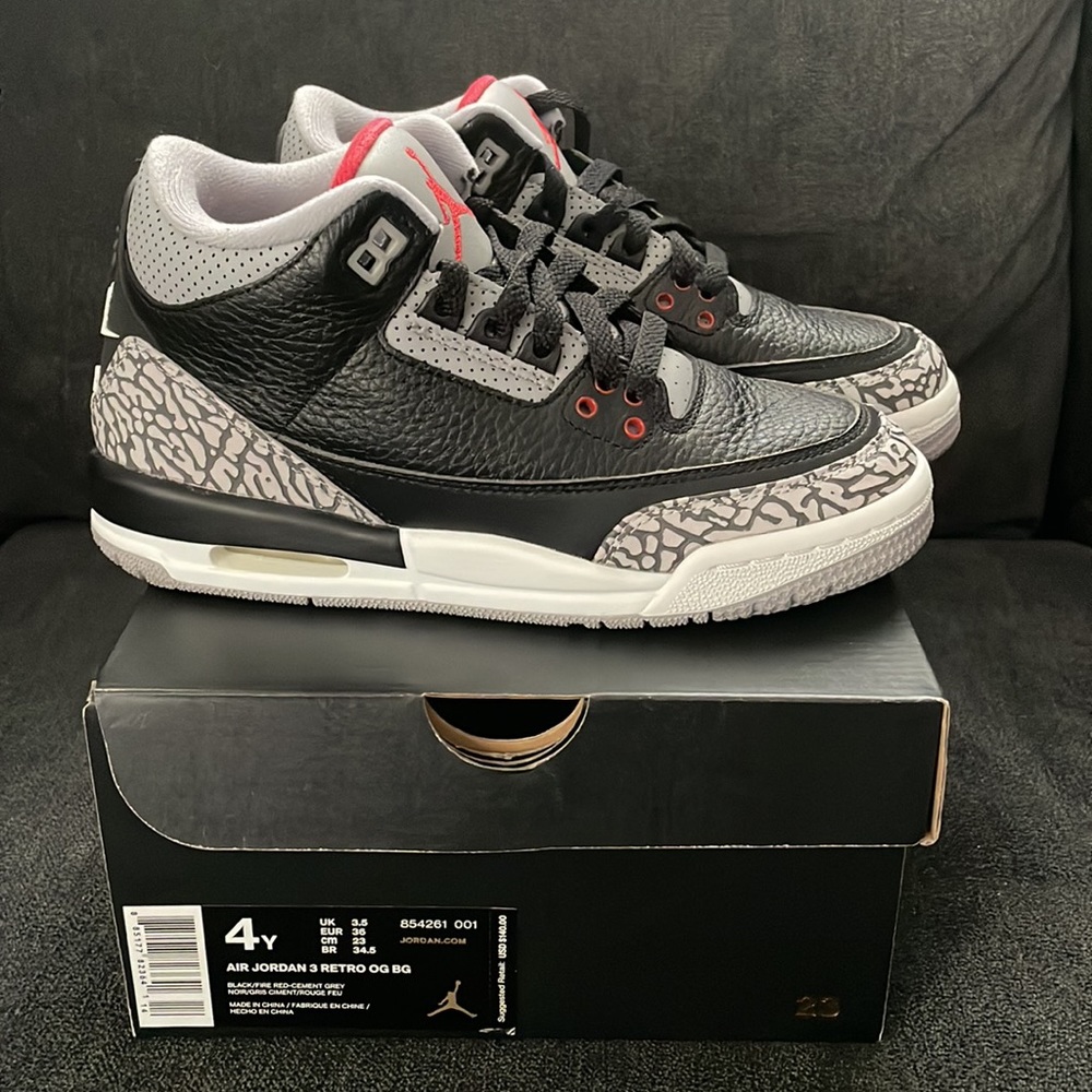 Jordan 3 OG Black Cement - Picture 1 of 6